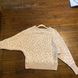 cheetah soft sweater